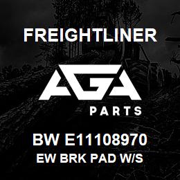 BW E11108970 Freightliner EW BRK PAD W/S | AGA Parts