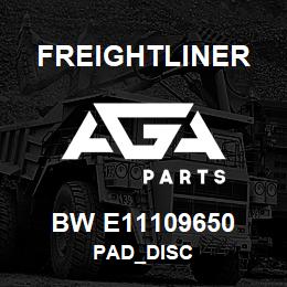 BW E11109650 Freightliner PAD_DISC | AGA Parts