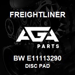 BW E11113290 Freightliner DISC PAD | AGA Parts