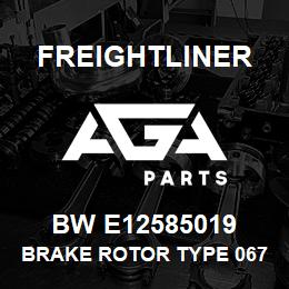 BW E12585019 Freightliner BRAKE ROTOR TYPE 06711 | AGA Parts