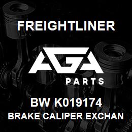 BW K019174 Freightliner BRAKE CALIPER EXCHANGE | AGA Parts