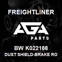 BW K022168 Freightliner DUST SHIELD-BRAKE ROTOR | AGA Parts