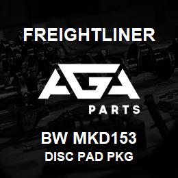 BW MKD153 Freightliner DISC PAD PKG | AGA Parts