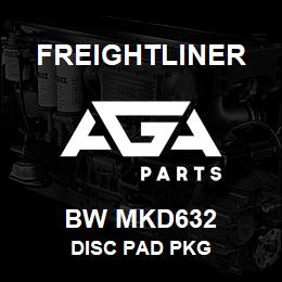 BW MKD632 Freightliner DISC PAD PKG | AGA Parts