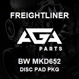 BW MKD652 Freightliner DISC PAD PKG | AGA Parts