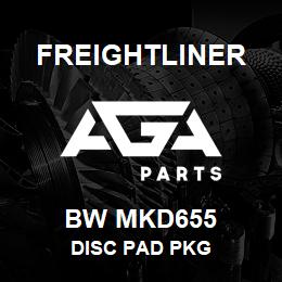 BW MKD655 Freightliner DISC PAD PKG | AGA Parts