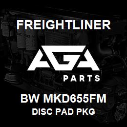 BW MKD655FM Freightliner DISC PAD PKG | AGA Parts