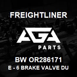 BW OR286171 Freightliner E - 6 BRAKE VALVE DUAL | AGA Parts