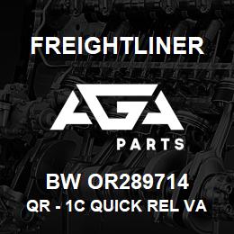 BW OR289714 Freightliner QR - 1C QUICK REL VALVE | AGA Parts