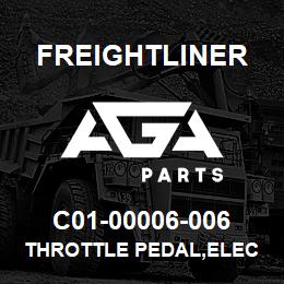 C01-00006-006 Freightliner THROTTLE PEDAL,ELEC | AGA Parts