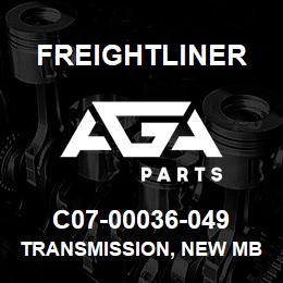 C07-00036-049 Freightliner TRANSMISSION, NEW MBT660 MECH 1710 | AGA Parts