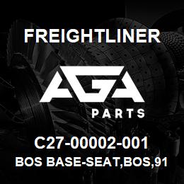 C27-00002-001 Freightliner BOS BASE-SEAT,BOS,91 | AGA Parts