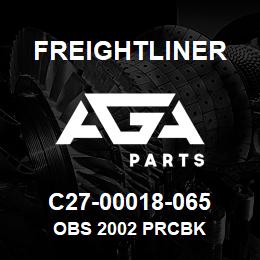 C27-00018-065 Freightliner OBS 2002 PRCBK | AGA Parts