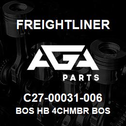 C27-00031-006 Freightliner BOS HB 4CHMBR BOS | AGA Parts