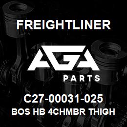 C27-00031-025 Freightliner BOS HB 4CHMBR THIGH | AGA Parts