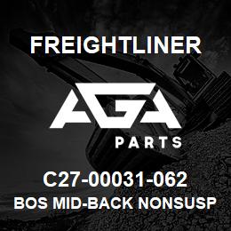 C27-00031-062 Freightliner BOS MID-BACK NONSUSP | AGA Parts