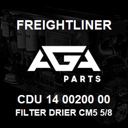 CDU 14 00200 00 Freightliner FILTER DRIER CM5 5/8 SAE | AGA Parts