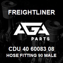 CDU 40 60083 08 Freightliner HOSE FITTING 90 MALE | AGA Parts