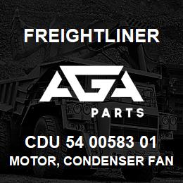 CDU 54 00583 01 Freightliner MOTOR, CONDENSER FAN 12V DC PM | AGA Parts