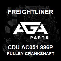 CDU AC051 886P Freightliner PULLEY CRANKSHAFT | AGA Parts