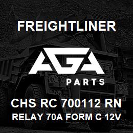 CHS RC 700112 RN Freightliner RELAY 70A FORM C 12V RES BRKT | AGA Parts