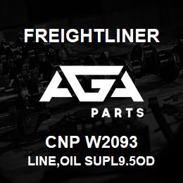 CNP W2093 Freightliner LINE,OIL SUPL9.5OD | AGA Parts