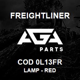 COD 0L13FR Freightliner LAMP - RED | AGA Parts