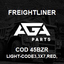 COD 45BZR Freightliner LIGHT-CODE3,3X7,RED, | AGA Parts