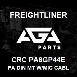 CRC PA6GP44E Freightliner PA DIN MT W/MIC CABLE, 3 FT WIRE HARNESS | AGA Parts