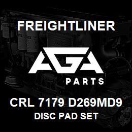 CRL 7179 D269MD9 Freightliner DISC PAD SET | AGA Parts