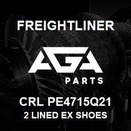 CRL PE4715Q21 Freightliner 2 LINED EX SHOES | AGA Parts