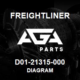 D01-21315-000 Freightliner DIAGRAM | AGA Parts