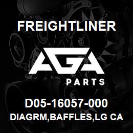 D05-16057-000 Freightliner DIAGRM,BAFFLES,LG CA | AGA Parts