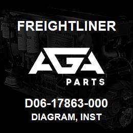 D06-17863-000 Freightliner DIAGRAM, INST | AGA Parts