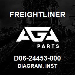 D06-24453-000 Freightliner DIAGRAM, INST | AGA Parts