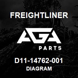 D11-14762-001 Freightliner DIAGRAM | AGA Parts