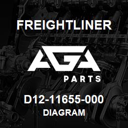 D12-11655-000 Freightliner DIAGRAM | AGA Parts