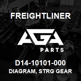 D14-10101-000 Freightliner DIAGRAM, STRG GEAR | AGA Parts