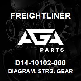 D14-10102-000 Freightliner DIAGRAM, STRG. GEAR | AGA Parts