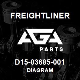 D15-03685-001 Freightliner DIAGRAM | AGA Parts