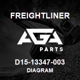 D15-13347-003 Freightliner DIAGRAM | AGA Parts