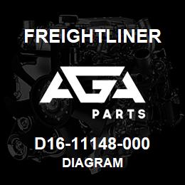 D16-11148-000 Freightliner DIAGRAM | AGA Parts