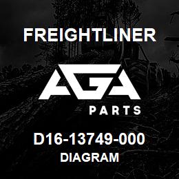 D16-13749-000 Freightliner DIAGRAM | AGA Parts