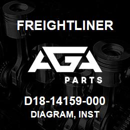 D18-14159-000 Freightliner DIAGRAM, INST | AGA Parts