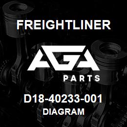 D18-40233-001 Freightliner DIAGRAM | AGA Parts