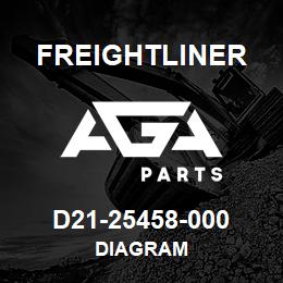 D21-25458-000 Freightliner DIAGRAM | AGA Parts