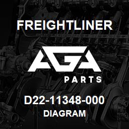 D22-11348-000 Freightliner DIAGRAM | AGA Parts