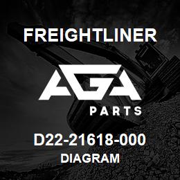 D22-21618-000 Freightliner DIAGRAM | AGA Parts