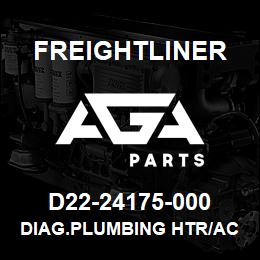 D22-24175-000 Freightliner DIAG.PLUMBING HTR/AC | AGA Parts