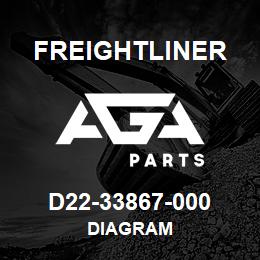 D22-33867-000 Freightliner DIAGRAM | AGA Parts